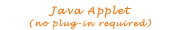 Java Applet Ipix - no plugin required Low Resolution