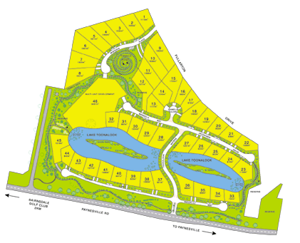 Toonalook Waters Location Map